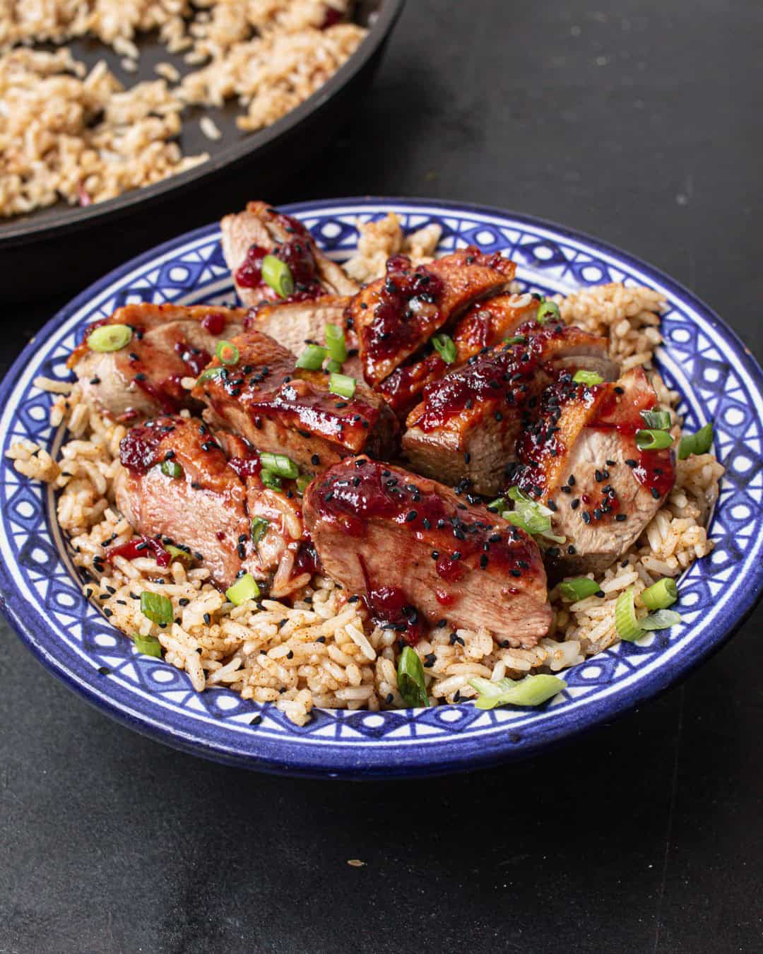 Sticky Glazed Duck