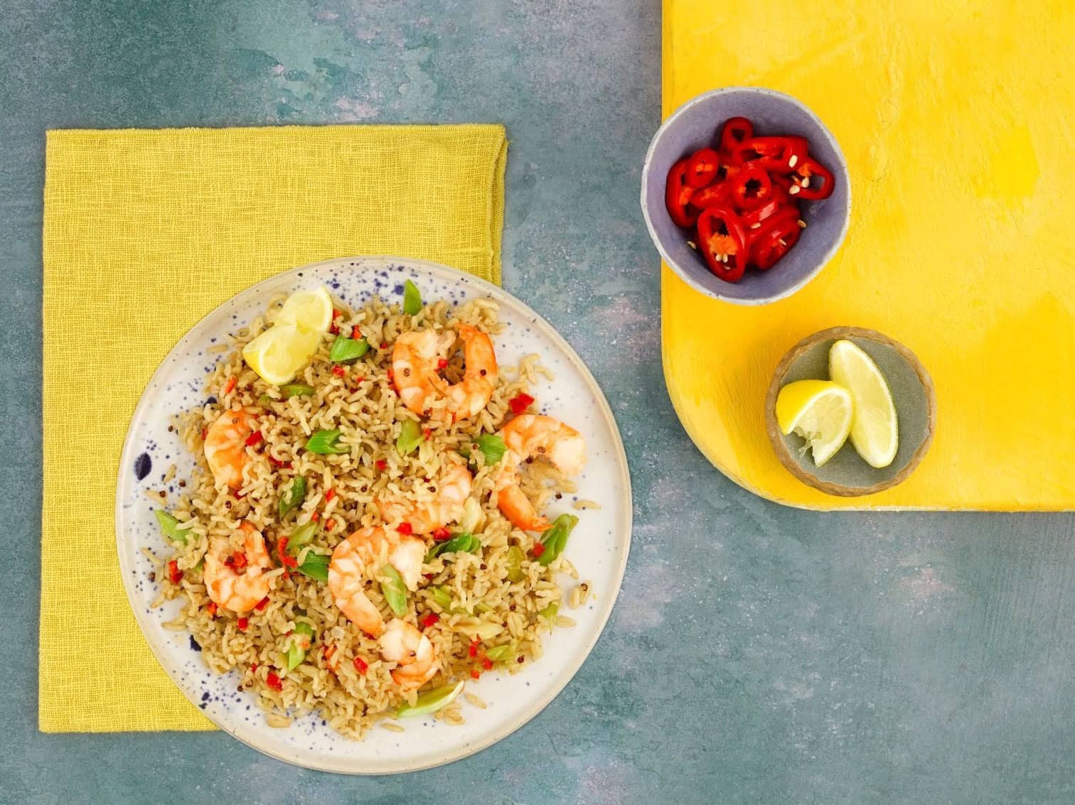 Lemon & Leek Prawns